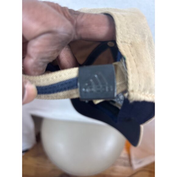 Adidas Tan & Navy One Size Fits All Cotton Cap - Picture 6 of 6